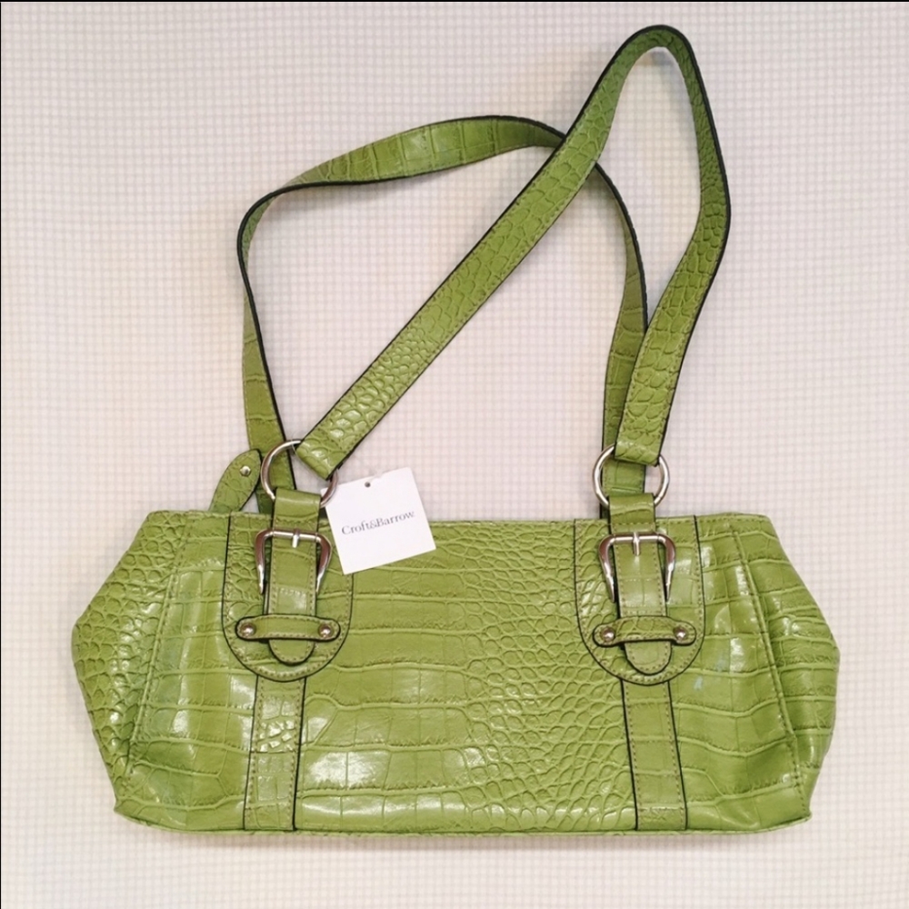 NWT Croft & Barrow Handbag Green